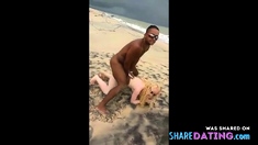 Threesome on the beach