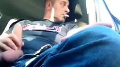 Smoking and Jerking in car