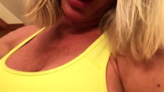 Blonde Solo Jerking Off