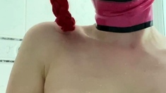 Fisting fetish babe solo fist fucking in the bedroom
