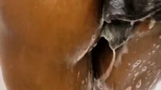 Amateur blondie solo anal masturbation
