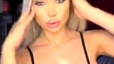 Amateur blond girl with big boobs getting fucked