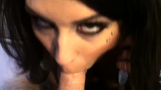 POV Blowjob Teen Girl Brunette Compilation