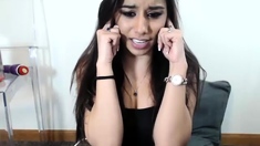 Brunette Solo Webcam Masturbation