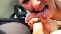 Sexy amateur blonde blowjob amp cumshot HD
