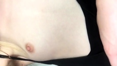 Webcam amateur Sexy teen touching her big tit