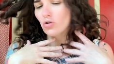 Leann amateur beautiful brunette with big boobs