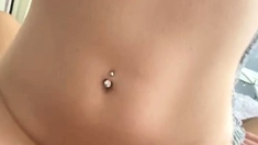 Brunette amateur babe anal POV