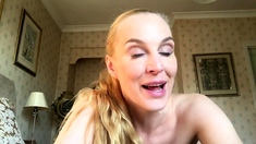 Horny Mature Blonde Solo