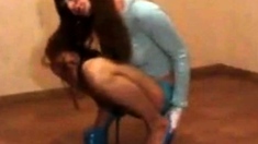 Blue Heels Crossdresser Webcam Show