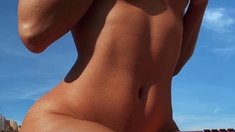 Blond babe outdoor anal sex