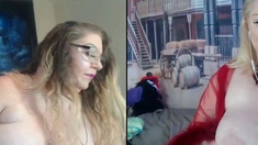 Beautiful Brunette Big Boobs Rides Fake Cock