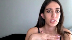 Brunette Solo Webcam Masturbation