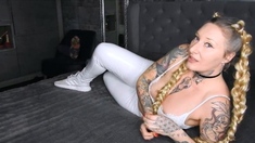 Sexy Big Boobs Blonde Anal Masturbation