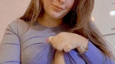 Big boobs milf masturbates with her dildo