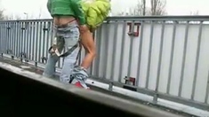 Amateur Outdoor Ficken mit Zwei Deutschen