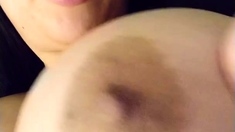 Close up cock jerking solo