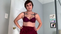 Amateur Webcam Teen Flashes Masturbates