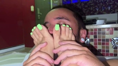 Mistress Lohan - Goddess Lohan - Worship My Feet While I