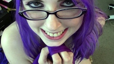 Amateur redhead slut gives a great pov blowjob