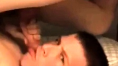 Twink Self-Sucks and Cums on His Face