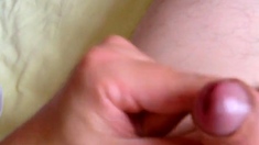 Twink Jerks Off His Tiny Cock After a Clean Shave
