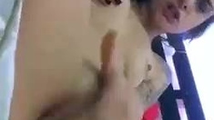 Cute amateur teen girl fingering her pussy on webcam