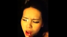 Chinese Amateur Covered In Cum
