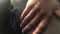Ebony Creampied by White Cock