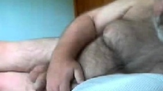 Hairy Silver Fox On Cam