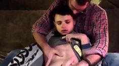 Daddy And His Boy's Webcam Fun