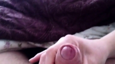 Wife Sliding My Foreskin Up & Down With Her Fingers