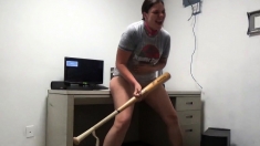 me fucking my bat