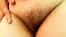 Hairy mature outdoor