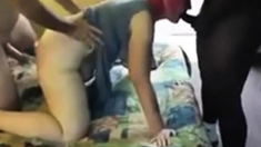 films his girlfriend with 2 bulls getting her seeded