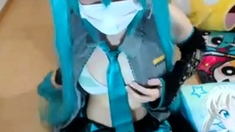 Miku Hatsune a chating and playing 130625