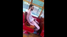 Str8 guy stroke in bus